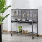 Stackable Divided Breeder Parakeet Bird Cage For Canary Cockatiel Parrot Finch