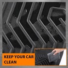 Tpe All Weather Floor Mats For Toyota Corolla 2020-2024 Sedan Custom Fit 3pcs