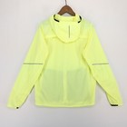 Rei Active Pursuits Cycling Jacket Mens Small Yellow Full Zip Hooded Windbreaker