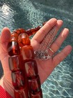 Handmade Jumbo Ottoman-style Amber-look Prayer Beads Tesbih Misbaha - 33 Beads