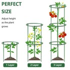 12packs Plant Support Stakes Half Round 9 8 X 6 9 Inch  12pcs Plantsupport 