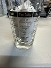 Vintage Glass Bartender Bar Cocktail Mixed Drink 7  Recipe Glass 16 Oz  Ex