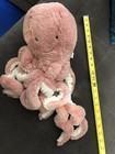 Jellycat Odell Octopus Large Plush Apricot Peach Stuffed Animal Toy Retired Kids
