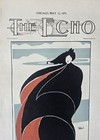 Vtg Antique 1895 The Echo Magazine Book Art Cartoon Advertisement Will Bradley 