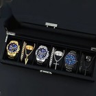 12-set Men s Watches  Fashionable Multi-color Assortment Of Quartz Men s Watches