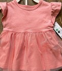 Carter s Baby Girl Pink Tulle Top   Floral Leggings Set Size 18m Nwt