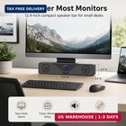 Computer Speakers For Desktop Monitor  Usb Powered Wired Pc Soundbar With 3 5mm