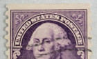 U s  Postage Stamp   George Washington   3   Stamp Violet   Posted   Z43