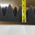 39x78 x3  Self Adhesive Egg Crate Acoustic Foam Soundproofing Studio Car Black