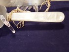 Vintage Sheffield England Mother Of Pearl Cake Knife And Server Set Wedding