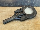 Stunning Gothic Medieval Hand Carved Looking Glass Mirror Pilgrim Period Style