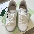 Off-white Low Top Striped  woman   Athletic Sneakers White Gray Black Canvas