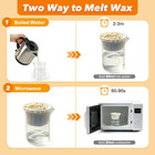 Nose Wax Kit For Men   Women   100g Wax  30 Applicators  15-20 Uses    Painless