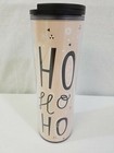 New 2017 Starbucks Ho Ho Ho Holiday 16oz Travel Hot Cold Tumbler Pink Cup Mug