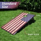 Regulation Cornhole Set 4        x2         Boards 8 Bean Bags Carrying Case Outdoor Game