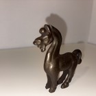 Vintage Chinese Metal Horse Figurine Solid Brass Or Bronze