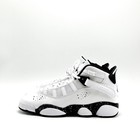  new  Big Kids  Nike Air Jordan 6 Rings  gs  White   Black  323419 111      
