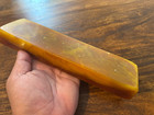 Vintage Amber Bakelite Catalin Block Phenolic Resin Tesbih Faturan 600 Gr