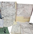 Vintage Railroad   Travel Map Lot Usa Europe Timetables Ephemera