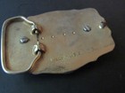 Vintage Fire Department Belt Buckle  Made In Usa  3 1 4 Inches