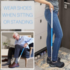 35 5 Inch Long Handled Shoe Horn  Dressing Stick  Sock Remover Aid Helper -    