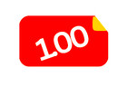  1 00 Price Stickers 1 5x1 Red Sale Labels Peel   Stick 1000 Roll