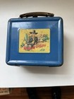 Hopalong Cassidy Metal Lunch Box W Thermos Aladdin Vintage 1950   Signed Check