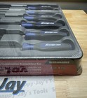 Snap-on Tools Usa New 10pc Blue Phillips   Flat Head Screwdriver Set Sgdx6040bmb