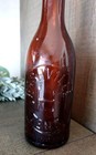 Antique Clean Nashville Amber Soda Bottle Tennessee
