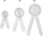 Goniometer Set 3 Pieces Of 6 8 12 Inch Occupational Physical Therapy Protractor