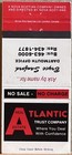 Atlantic Trust Company Dartmouth Nova Scotia Canada Vintage Matchbook Cover