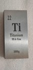 1kg One Kg Kilogram Pure Titanium Bullion Bar 1000g Weight Sinker Plummet Ingot