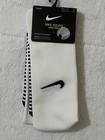 Nwt Nike Squad Soccer Socks White Black Men s 6-8 Wmn 8-10 White