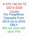 Oem Detroit Diesel Dd15 Egr Cooler Freightliner Cascadia 4721400475 A4721400475