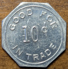 Litchville  North Dakota Nd City Bar Good For 10   Trade Token