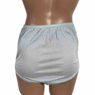 Vintage 1960s Mushroom Gusset Granny Nylon Panties Lace Sheer Stripe Ombr   Sz 5