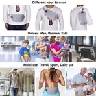 Money Belt For Travel Rfid Blocking Hidden Pouch Passport Holder With 2 Sleeves