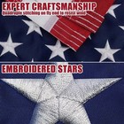 Us American Flag 3x5 Ft     Embroidered Stars  Double Stitched  Heavy-duty Polyest