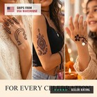 18 Sheets 97pcs Henna Tattoo Stencil Kit  Reusable Mehndi Templates