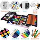 150pc Art Drawing Set Kit Kids Childrens Teens Adults Supplies Paint Pencil Gift