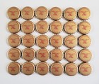 100 Yuengling Gold Beer Bottle Caps Crown Crafts No Dents Mint Condition