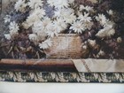 Vintage Style Floral Daisies Daisy Flowers In Basket Wall Hanging Tapestry