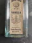 Vintage Medicine Hand Crafted Bottle  Gilbert Bros  Vanilla empty  Copy 