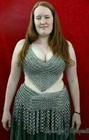Aluminum Medieval Knight Chainmail Bra And Skirt 10 Mm Butted Sca Larp