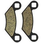 Brake Pad Set For Polaris Sportsman 500 400 450 335 Complete Organic 3 Pack