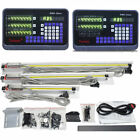 Toauto 5um Linear Scales   Dro 2 3 Axis Digital Readout Set For Mill Lathe us