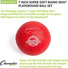 Champion Sports Rspg7set Playground Ball Set  Six 7 Inch Rhino Skin Soft Inflata