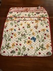 D  Porthault Paris Vintage 100  Cotton Papillon Placemats Napkin Cocktail 8 Sets
