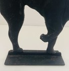 Vintage Black Cat Silhouette Cast Iron Door Stop Halloween Decor