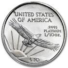 Platinum American Eagle  random Date  - 1 10 Oz
